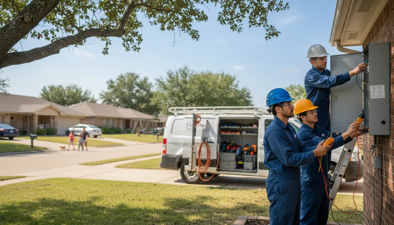Certified electrician providing emergency electrical services in Hardaway, AL